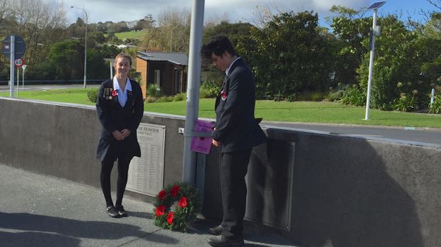 Laying The Wreath