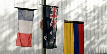 Kiwi Flag hoisted for gold